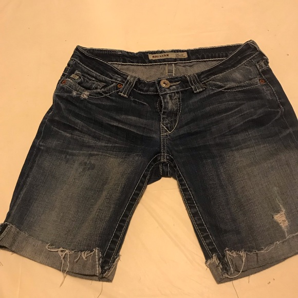 Big Star Cuff Distressed Shorts - Picture 3 of 8